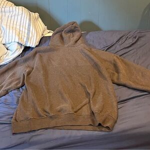 Abercrombie & Fitch Men's Tan Hoodie Sweater